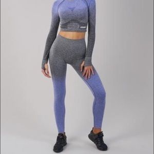 Gymshark Ombré Seamless Legging - Indigo/Black